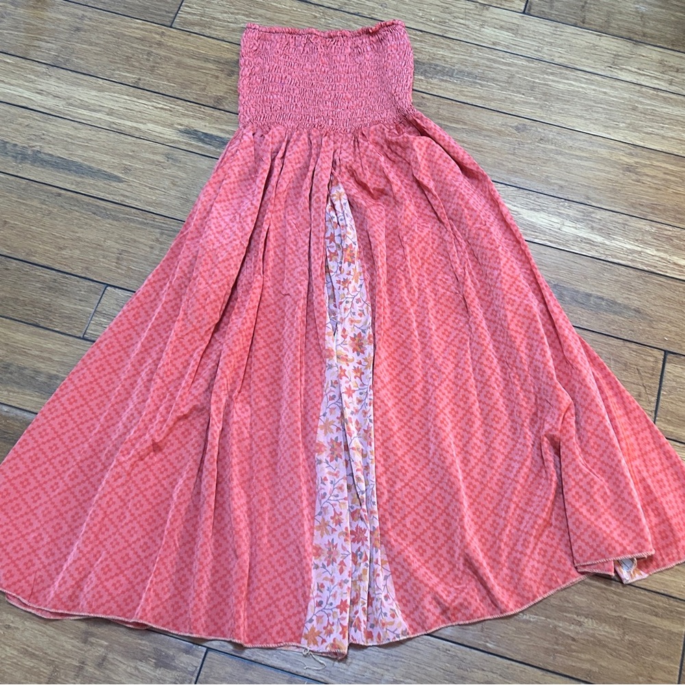 Wild Child 💯 % silk wide leg smocked waist pants. NWOT